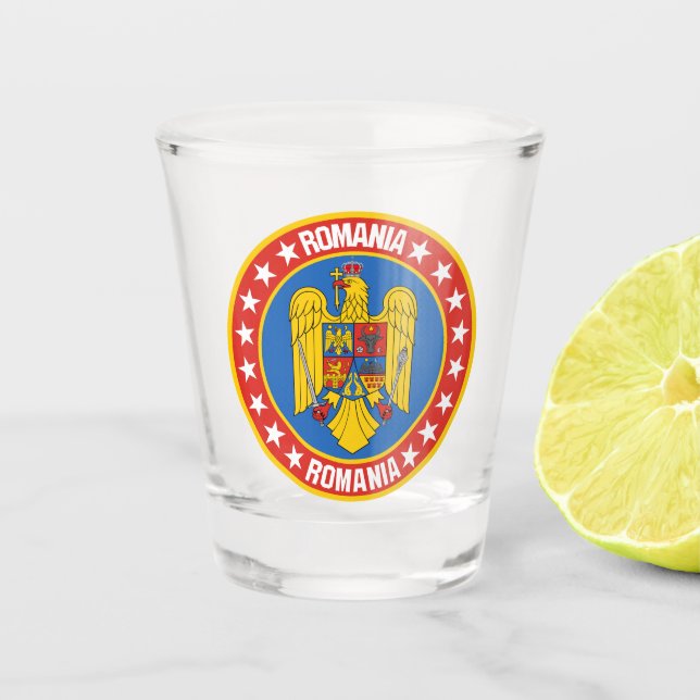 Verre A Shot Roumanie (Devant)