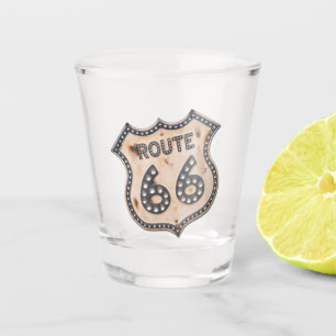 Verre A Shot Route 66 lunettes de tir emblématiques