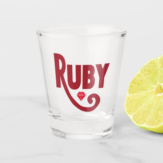 Verre A Shot Ruby (Devant)