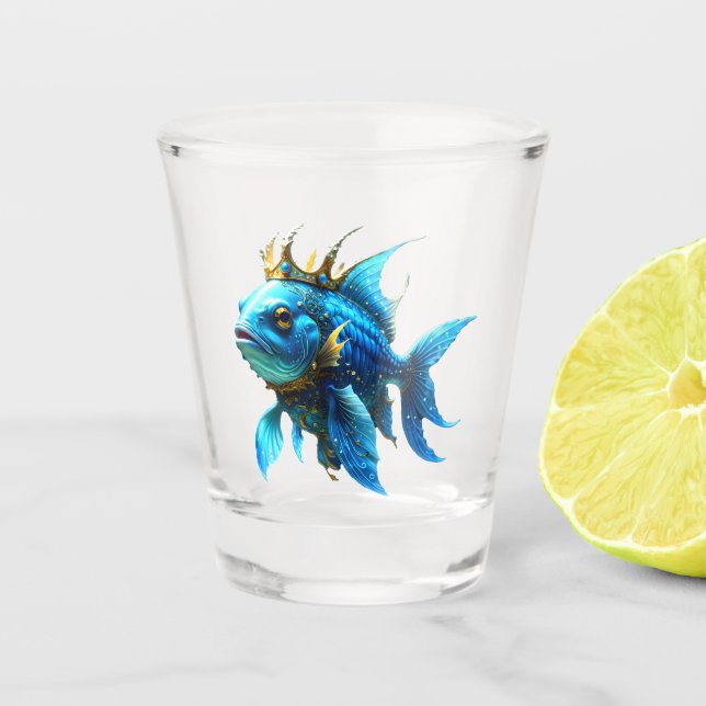 Verre A Shot Sa Majesté le Poisson  (Devant)