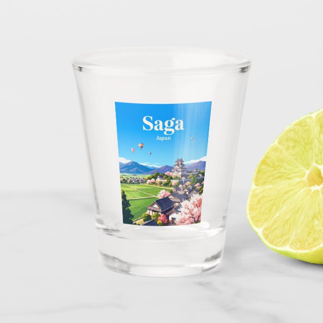 Verre A Shot Saga Japon (Devant)