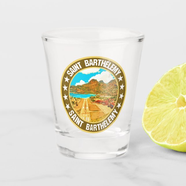 Verre A Shot Saint Barthélemy (Devant)