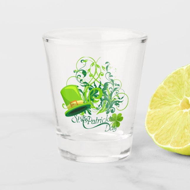 Verre A Shot Saint Patrick's Day. (Devant)