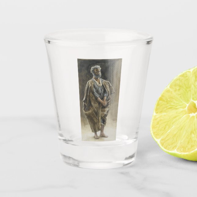 Verre A Shot Saint Peter Apostle by James Tissot  (Devant)