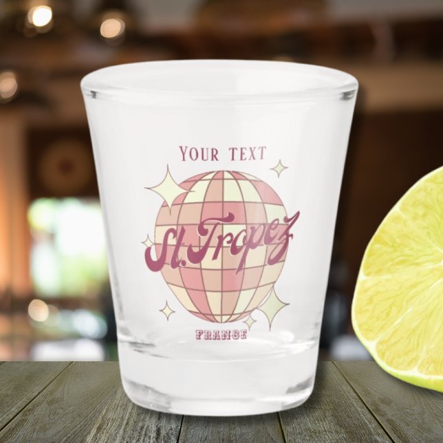 Verre A Shot Saint sankt st Tropez Accessoire de vacances Franc (Créateur téléchargé)