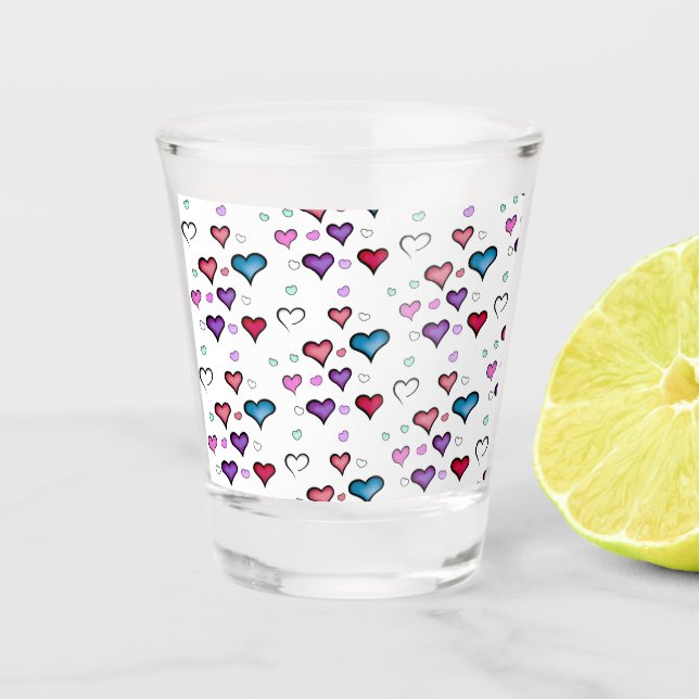 Verre A Shot Saint Valentin (Devant)