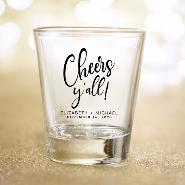 Verre A Shot Salue Faveur Mariage (Créateur téléchargé)