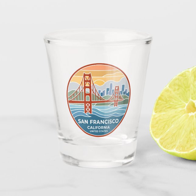 Verre A Shot San Francisco Californie (Devant)