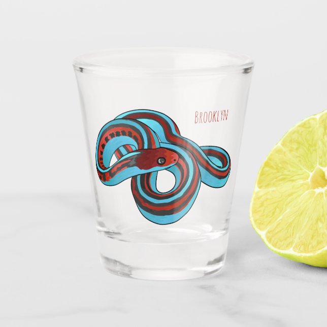 Verre A Shot San Francisco garter snake (Devant)