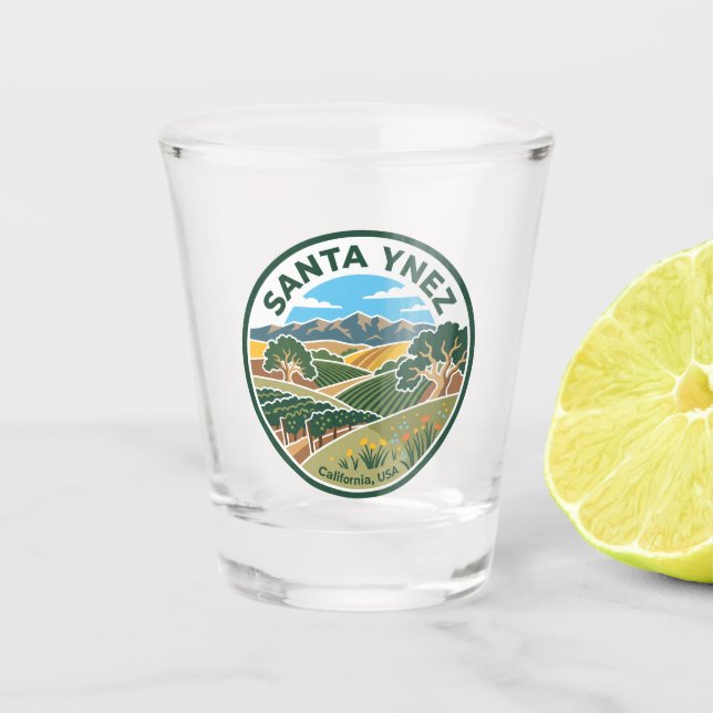 Verre A Shot Santa Ynez États-Unis (Devant)