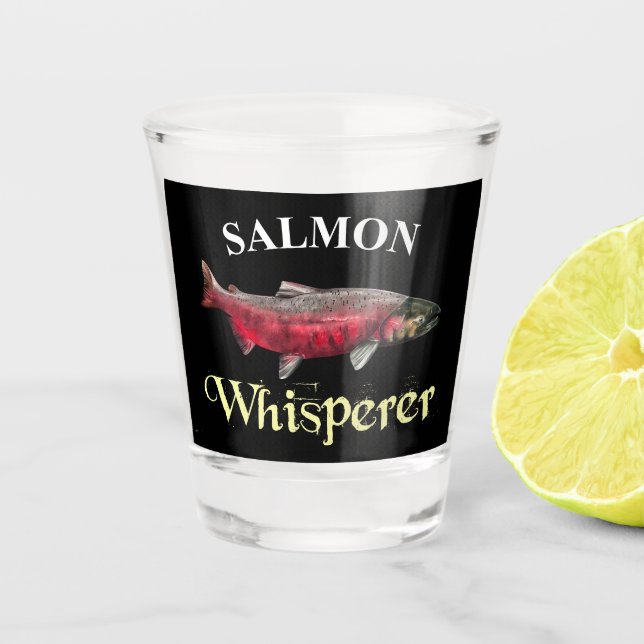 Verre A Shot Saumon Whisperer Dark (Devant)