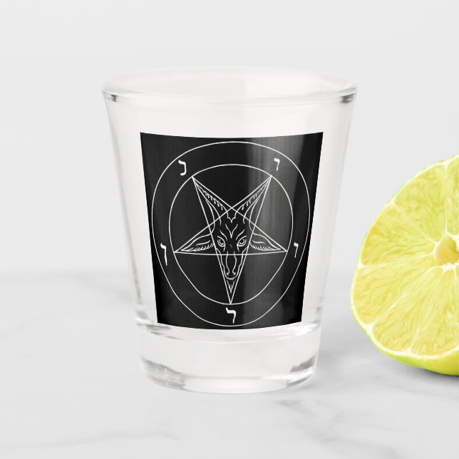 Verre A Shot Sceau de Baphomet (Devant)