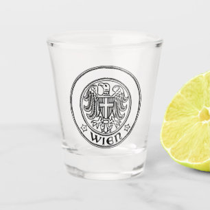 Verre A Shot Sceau de Vienne, AUTRICHE
