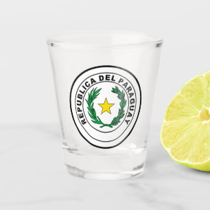Verre A Shot Sceau du Paraguay