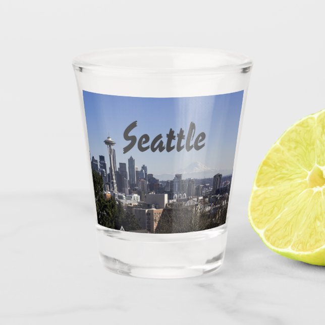 Verre A Shot Scène de Seattle Washington (Devant)