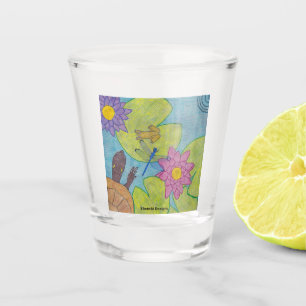Verre A Shot Scène d'étang - Verre à shot
