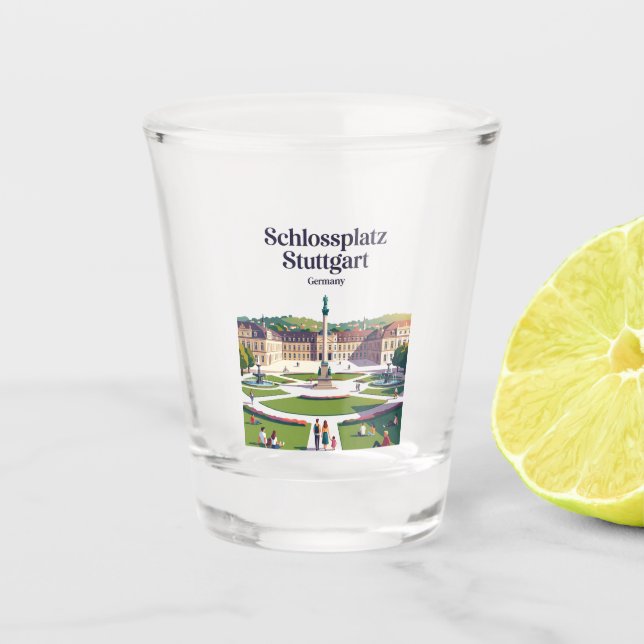 Verre A Shot Schlossplatz Stuttgart Allemagne (Devant)
