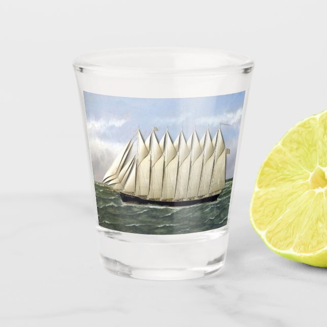 Verre A Shot Schooner Thomas W Lawson 1900 (Devant)