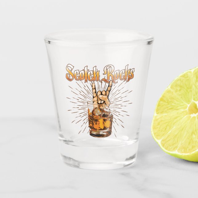 Verre A Shot Scotch Rocks (Devant)