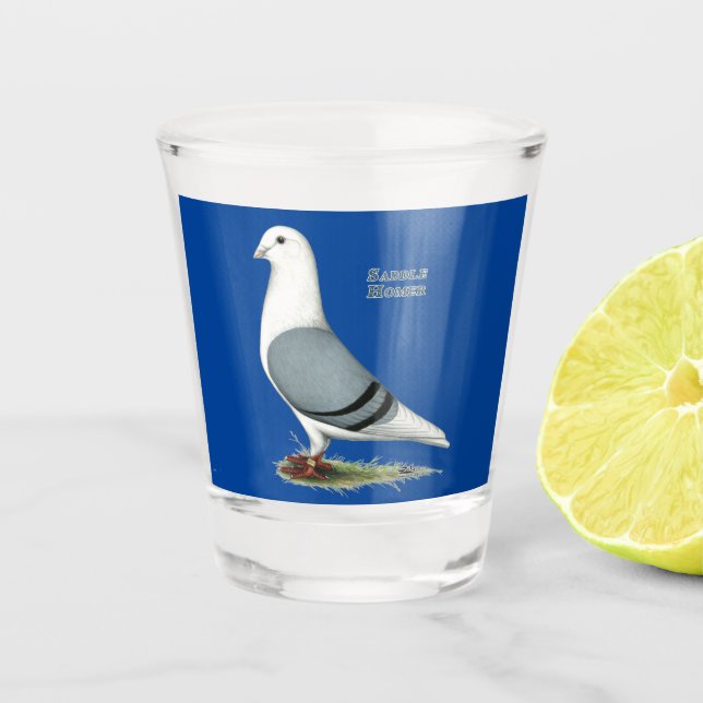 Verre A Shot Selle bleue Homer (Devant)