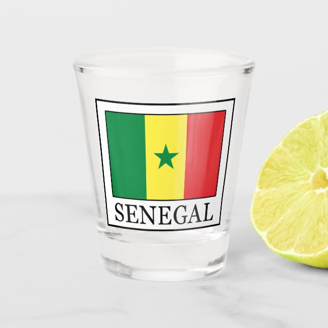 Verre A Shot Sénégal (Devant)