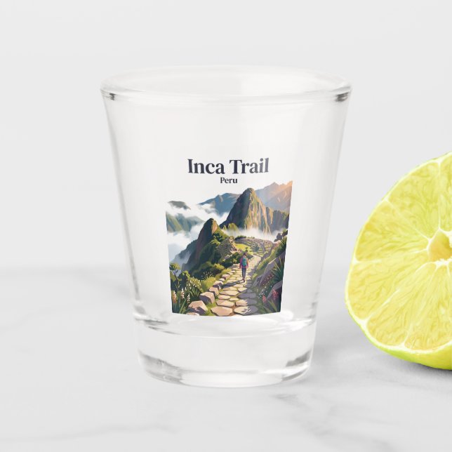Verre A Shot Sentier inca Pérou (Devant)