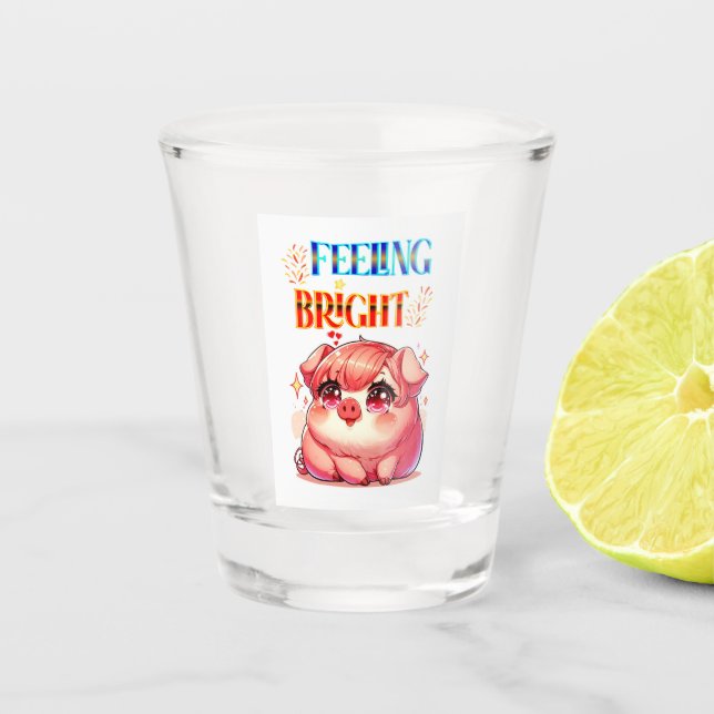 Verre A Shot Sentiment d'éclat (Devant)
