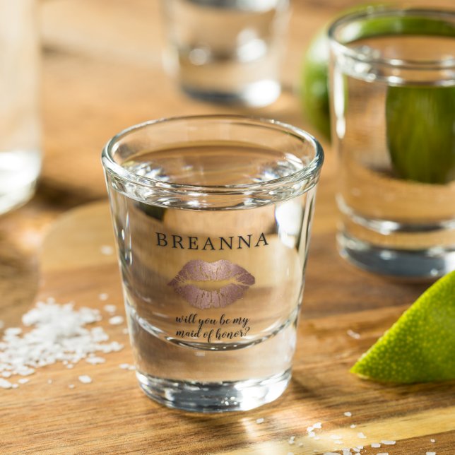 Verre A Shot Serez-vous mon cadeau de proposition de servante d (Créateur téléchargé)