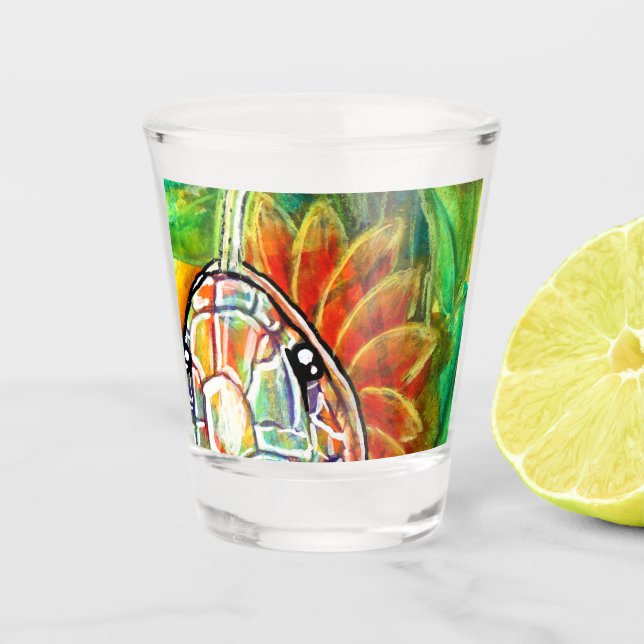 Verre A Shot Serpent Arc-en-ciel  (Devant)