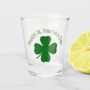 Verre A Shot Shamrock personnalisé Bonne Saint Patrick's Day