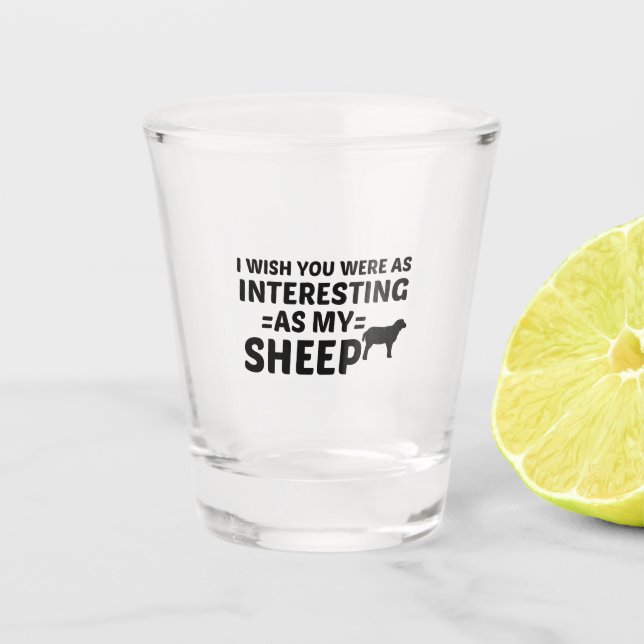 VERRE A SHOT SHEEP INTÉRESSANT (Devant)