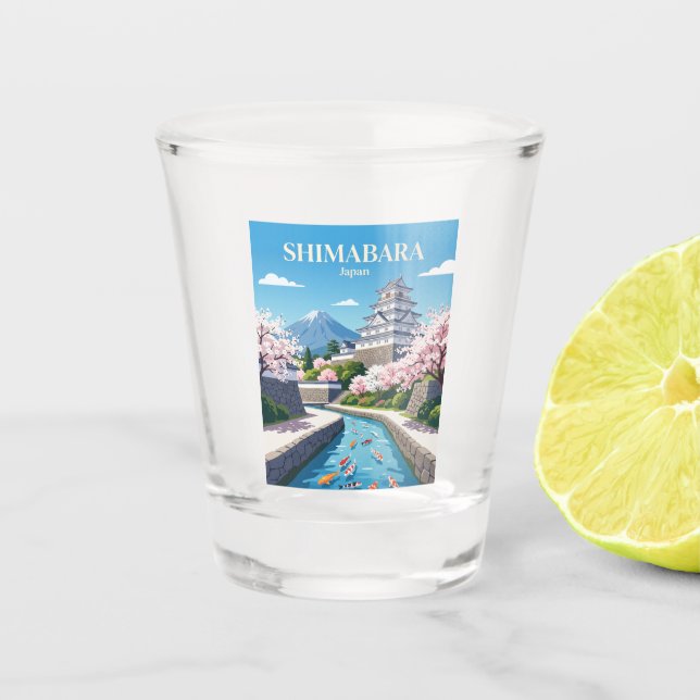 Verre A Shot Shimabara Japon (Devant)