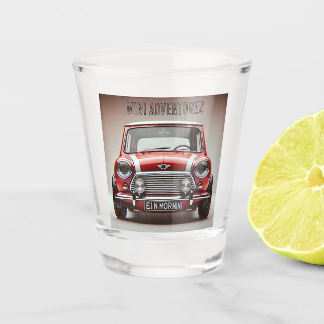 Verre A Shot Shot glass Mini Cooper "Mini Adventures" (Devant)