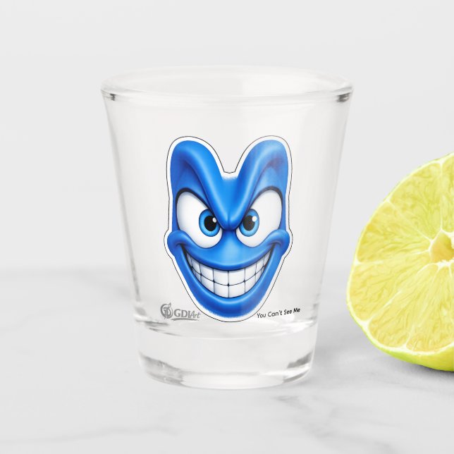 Verre A Shot Shot Glass - You Can't See Me (Devant)
