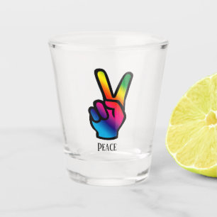 Verre A Shot Signe de paix