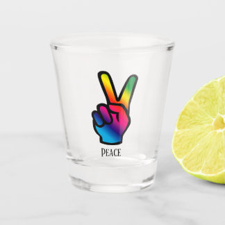 Verre A Shot Signe de paix