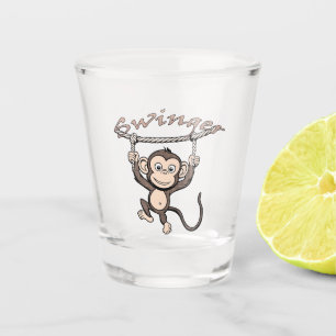 Verre A Shot Silencieux Singe Swinger