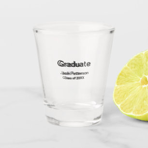 Verre A Shot simple diplôme minimal ajouter nom classe moderne