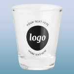 Verre A Shot Simple Logo and Text Business<br><div class="desc">Simple logo and custom text for your business. Replace the logo and text with your own to customize. Use both text fields, or delete one if you prefer. Use them yourself, give them to your employees and co-workers, sell them to customers and clients or give them away as promotional material...</div>