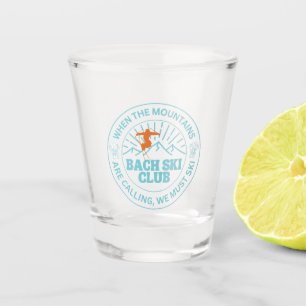 Verre A Shot Ski Après Winter Enterrement de Vie de Jeune Fille