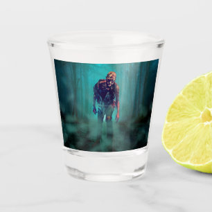 Verre A Shot SlipperyJoe figure de zombie terrifiante isolée om