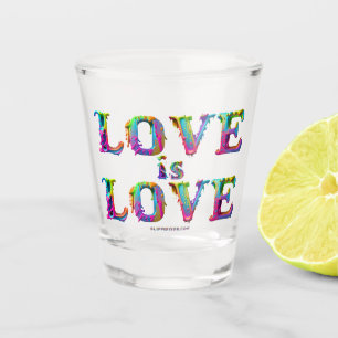 Verre A Shot SlipperyJoe l'amour est amour dégoulinant fondu dy