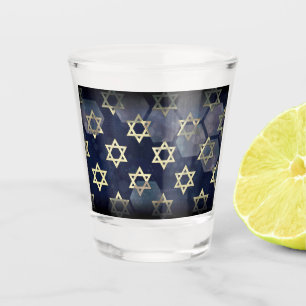 Verre A Shot SlipperyJoe's Happy Hanoukka multiple Star de Davi