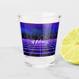 Verre A Shot SlipperyJoe's toutes sortes tort bold 3D texte ret