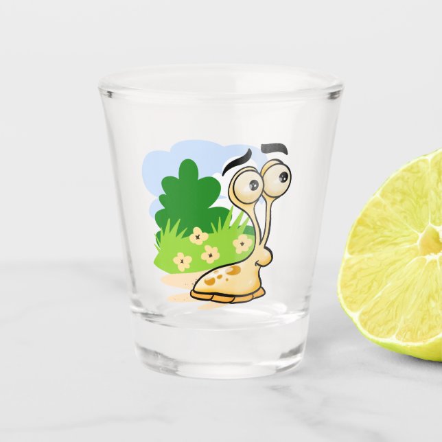 Verre A Shot Slug de dessin (Devant)