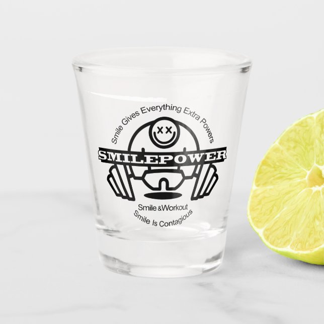 Verre A Shot Smilepower  (Devant)