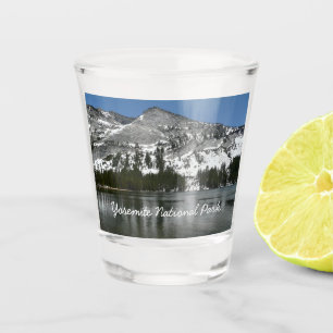 Verre A Shot Snowy Tenaya Lake Yosemite National Park Photo