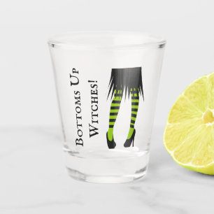 Verre A Shot Sorcières en bas Halloween sorcière rayée