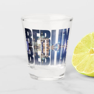 Verre A Shot souvenir texte de Berlin