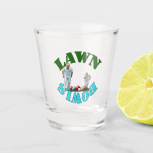 Verre A Shot Spirit of Lawn Bowls : Bowlers and Bowls